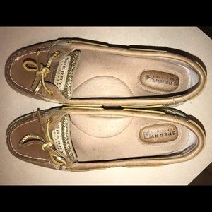 Sperry Gold & Tan Angelfish Shoes